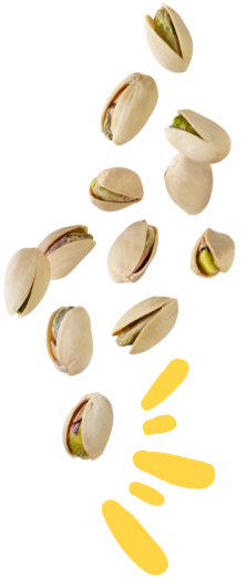 Glowing nuts decoration